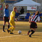 John Fishbaugher of Seattle U is just about to launch a 25-yard rocket...