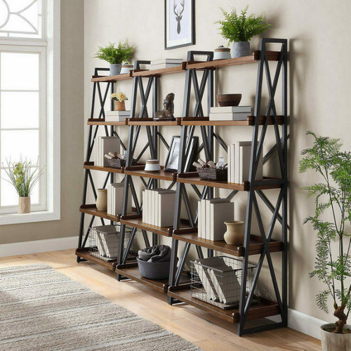 Bayside Furnishings Ladder Bookcase